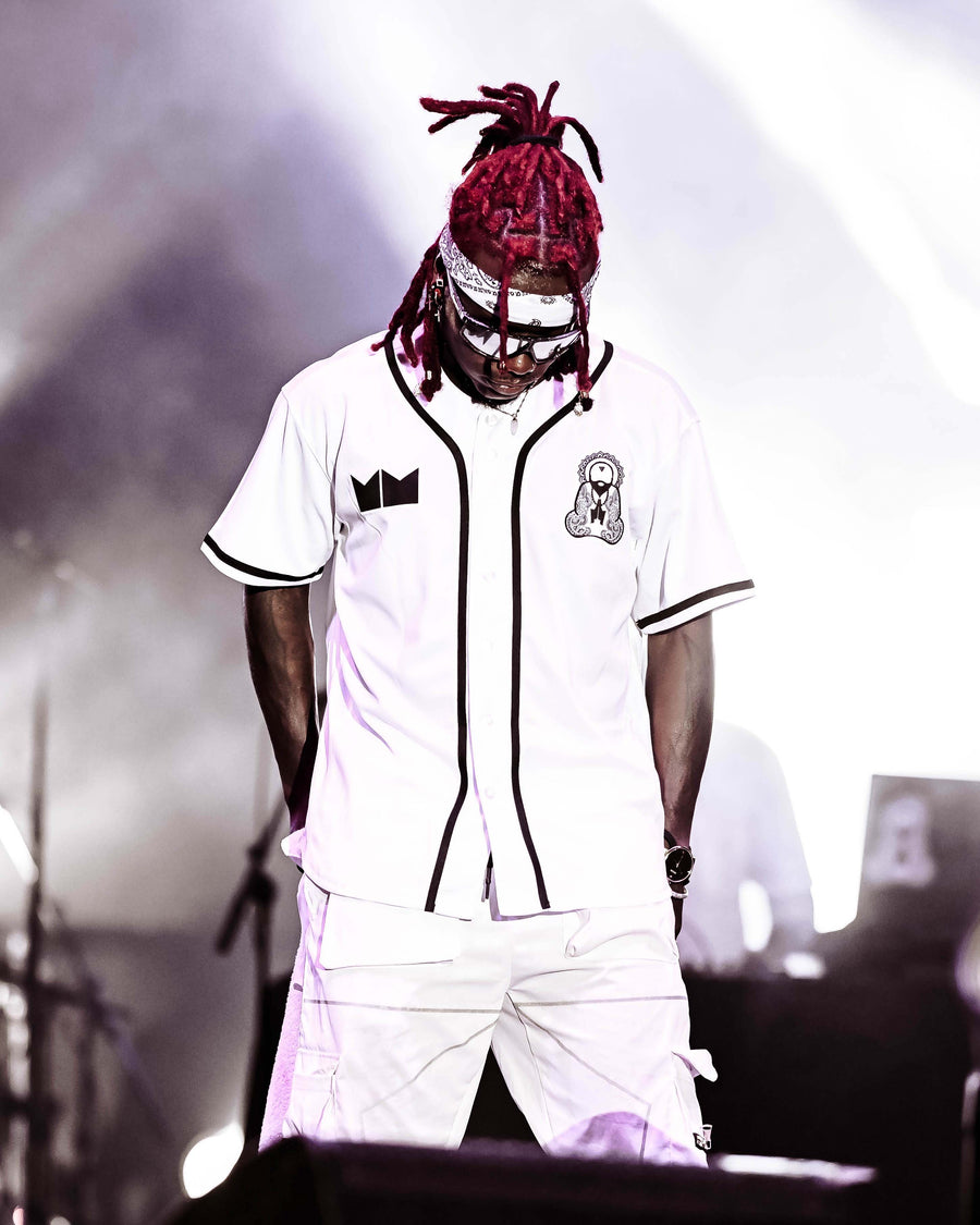 Monk Baseball Jersey - White