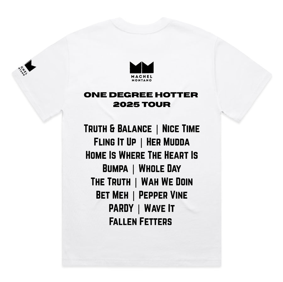 One Degree Hotter - White Tee
