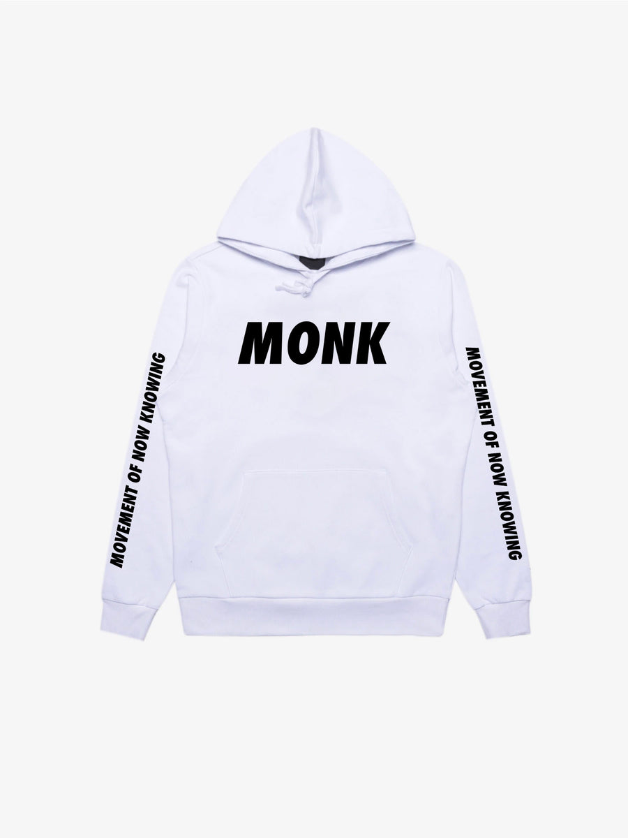 White/Black MONK Hoodie